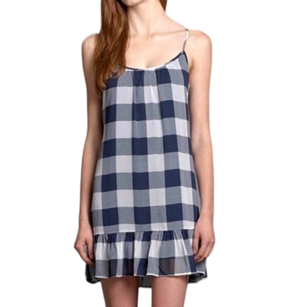 Abercombie & Fitch Plaid Sleeveles Dress
